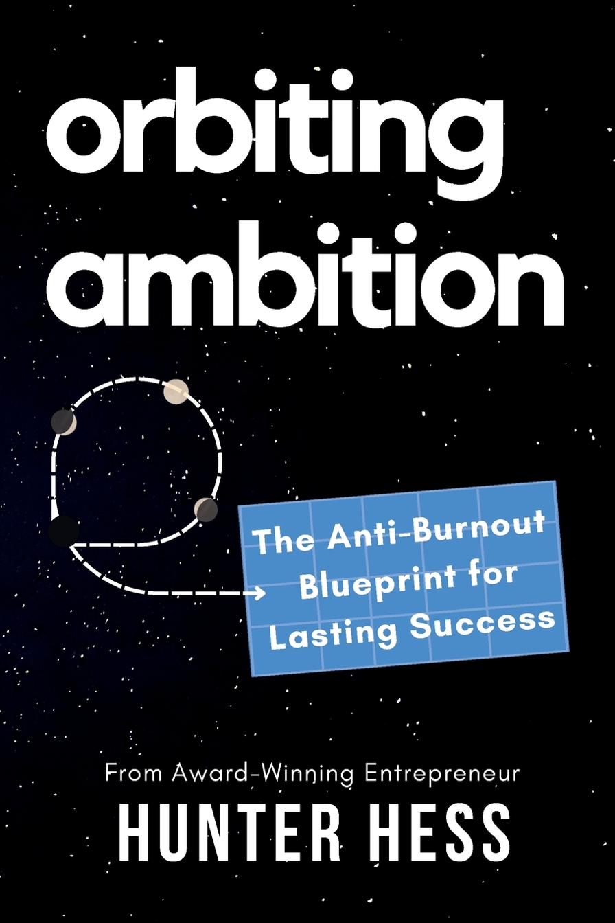 Orbiting Ambition: The Anti-Burnout Blueprint for Lasting Success, by Hunter Hess — book cover